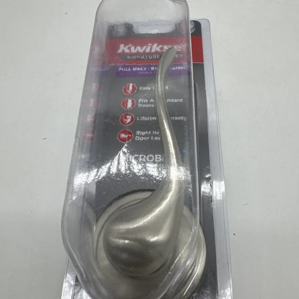 Kwikset Tustin Satin Nickel Right-Handed‎ Half-Dummy Door Handle 97880-676
